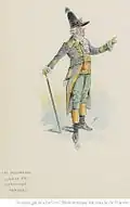 Les braconniers, Jacques Offenbach's opéra-bouffe: Berthelier (Lastécouères - 1873)