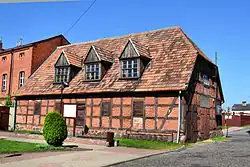 Timber framed granary