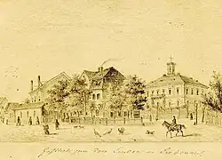 The inn Drei Linden ca. 1870