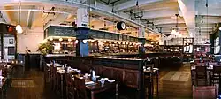 Interior of the Belgian Beer Cafe in Dubai