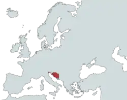Duchy of Croatia at 850