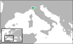 Location of History of the Duchy of Parma and Piacenza