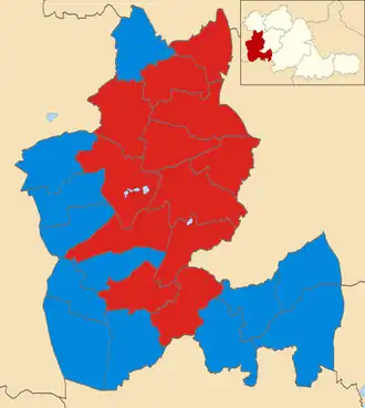 2011 results map