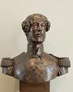 Memorial bust of the duc d'Orléans, bronze (1842), Louvre
