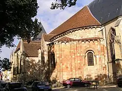 The church in Dun-sur-Auron