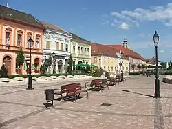Downtown of Vác