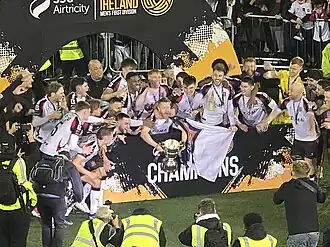 Photo of Dundalk FC 2025 First Division Champions (James Rogers)