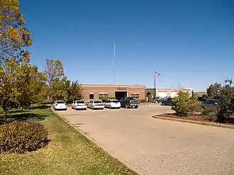 The Dunn County Courthouse in Manning