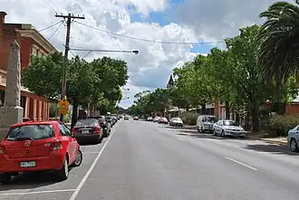Broadway, the main street of Dunolly