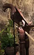 Side view of lectern eagle