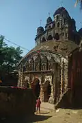 Jorbangla temple of Durga with Navaratna tower