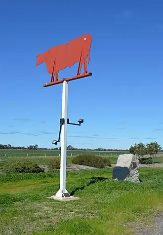 The Durham Ox sign