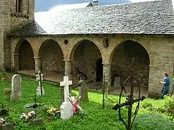 Cemetery and porch
