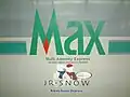 "Alpen Snow Express" promotional logo in March 2002
