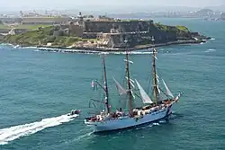 Eagle arrives in Puerto Rico