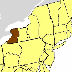 Location of the Diocese of Western New York