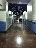 EHS banner in hallway