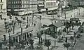 Photo taken of the Place de Jaude just after the statue of Vercingetorix was erected