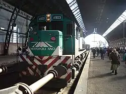 Metropolitano locomotive at La Plata