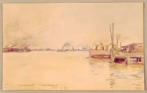 New Orleans Skyline, 1893 (Ogden Museum of Southern Art)