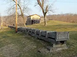 Sluice at Eagle Ironworks, December 2012