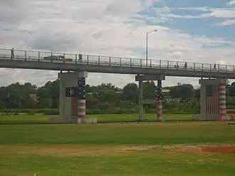 The International Bridge across the Rio Grande in Eagle Pass