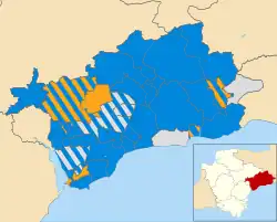 2011 results map
