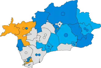 2019 results map