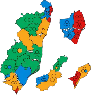 2023 results map