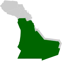 Location of Al-Ahsa Governorate within the Eastern Province