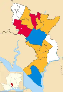 2003 results map