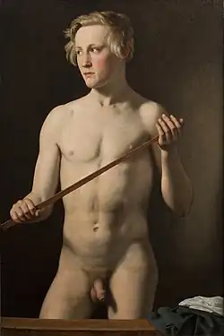 Standing Male Model, Carl Frørup (1837)