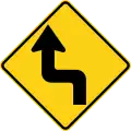 P1-3I Multiple curves at 90 degrees and less, first to the left