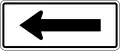 R6-1b Parking restriction to the left