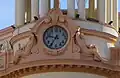 Clock with statues representing Day and Night