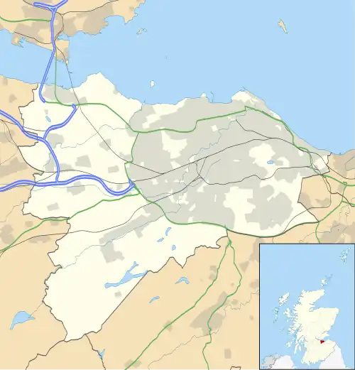 Merchiston is located in the City of Edinburgh council area
