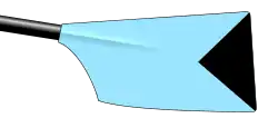 Image showing the rowing club's blade colours