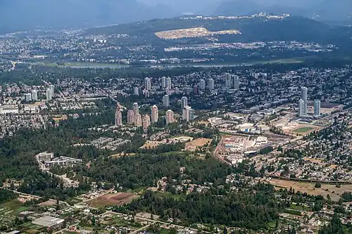 Aerial view of Edmonds in 2025