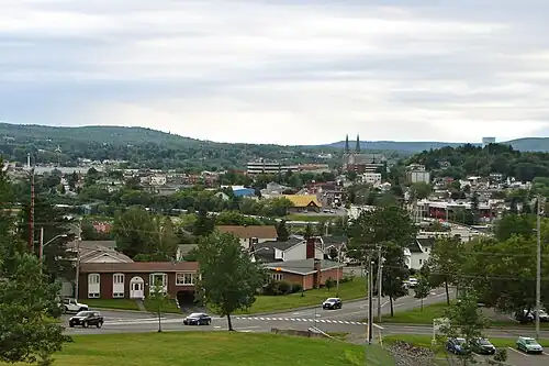 Skyline of Edmundston