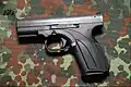 Caracal C, compact size pistol, pistol made in United Arab Emirates, 9×19mm, standard sights.