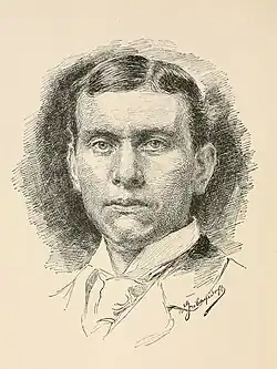 A portrait of Glave