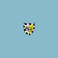 Flag of Gonville and Caius College, Cambridge taken to Antarctica[30]