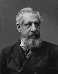 Bearded man on black-and-white photo