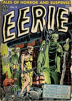 Eerie Comics #2 cover 1951, Avon Comics
