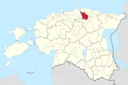 Kadrina Parish within Lääne-Viru County