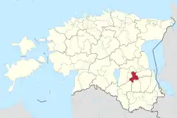 Kambja Parish within Tartu County