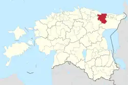 Lüganuse Parish within Ida-Viru County