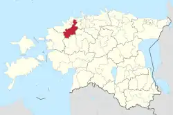 Saue Parish within Harju County