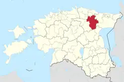 Vinni Parish within Lääne-Viru County