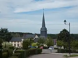 The church in Saint-Aubin-sur-Gaillon
